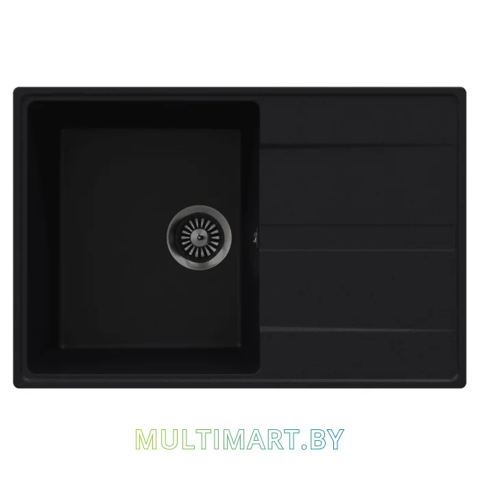 Кухонная мойка MAUNFELD Lacrima 750 MFQS-750B (черный)